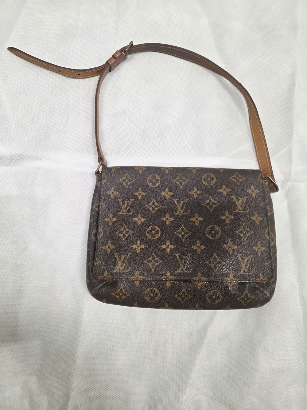 Brown Monogram Shoulder Bag